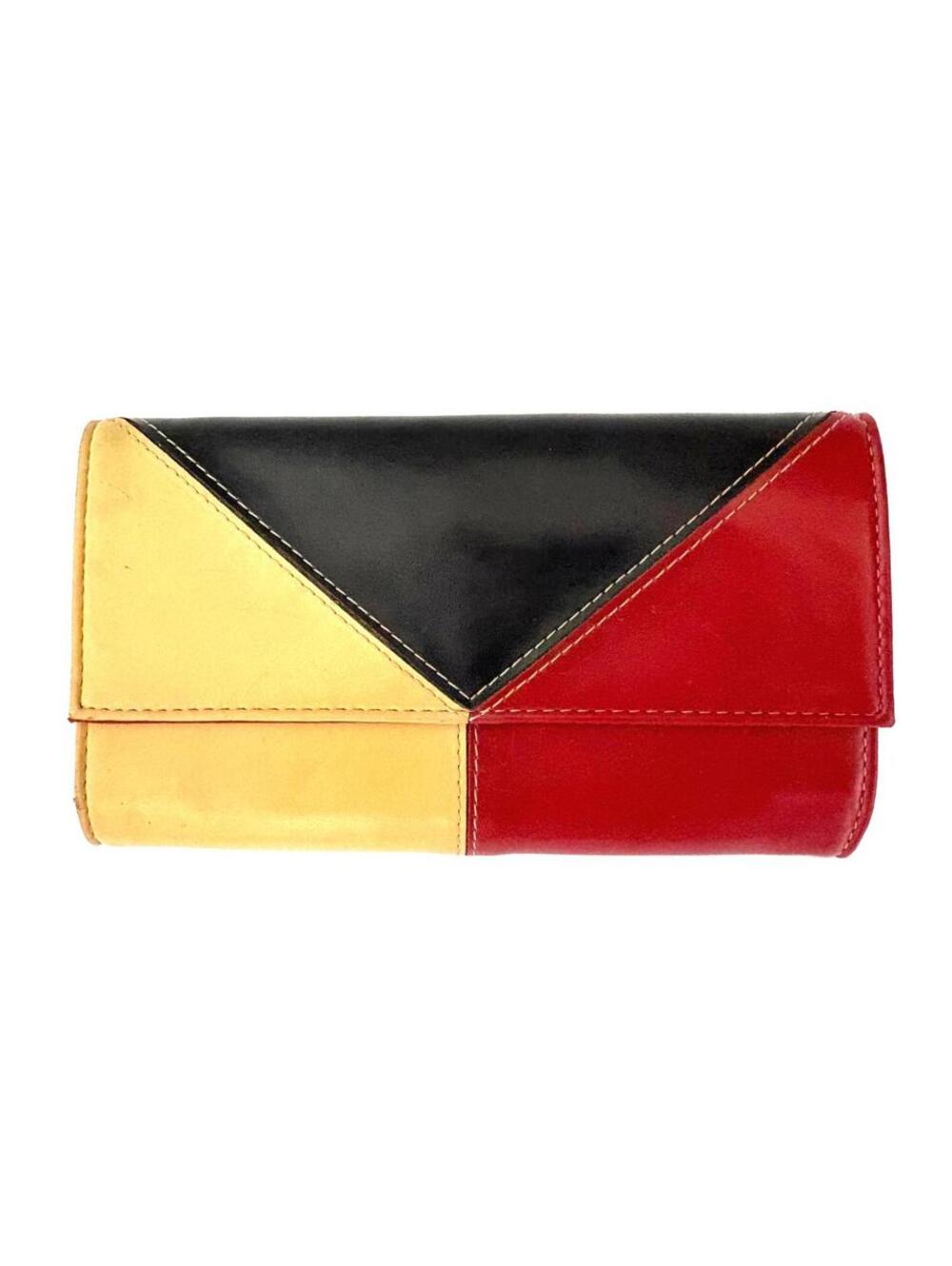 Vintage Patchwork Envelope Wallet / Clean / Fantastic